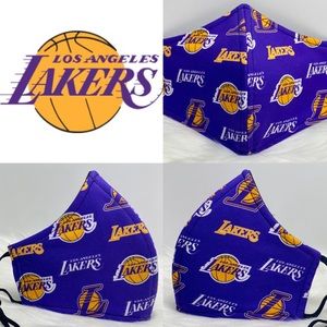 LA Lakers sport fan designer Adult face mask
